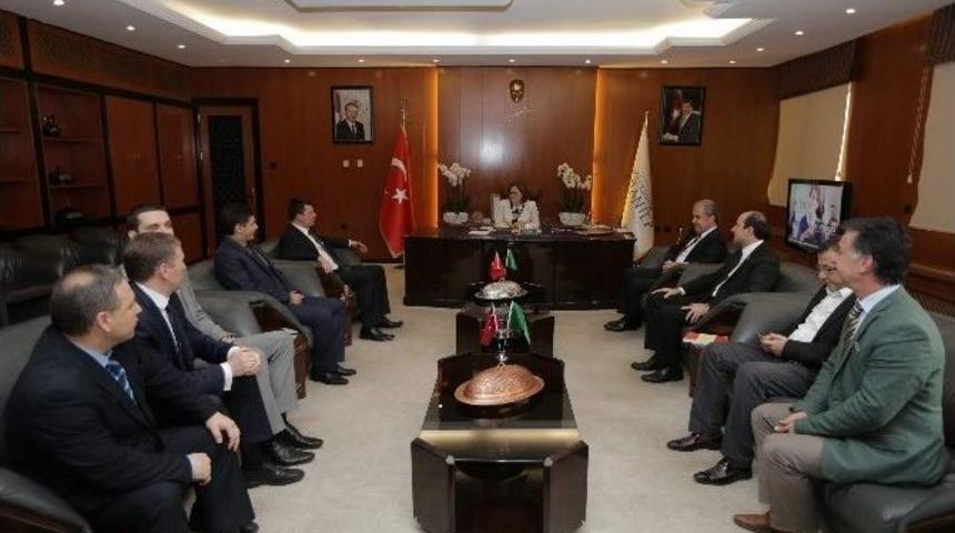 Kardeş Şehir Maykop Belediye Başkanı Vladımırovıch&rsquo;den Fatma Şahin&rsquo;e Ziyaret