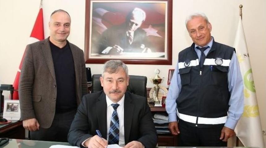 Saruhanlı Zabıta Personeli Hasan H&uuml;seyin G&uuml;ner Emekli Oldu