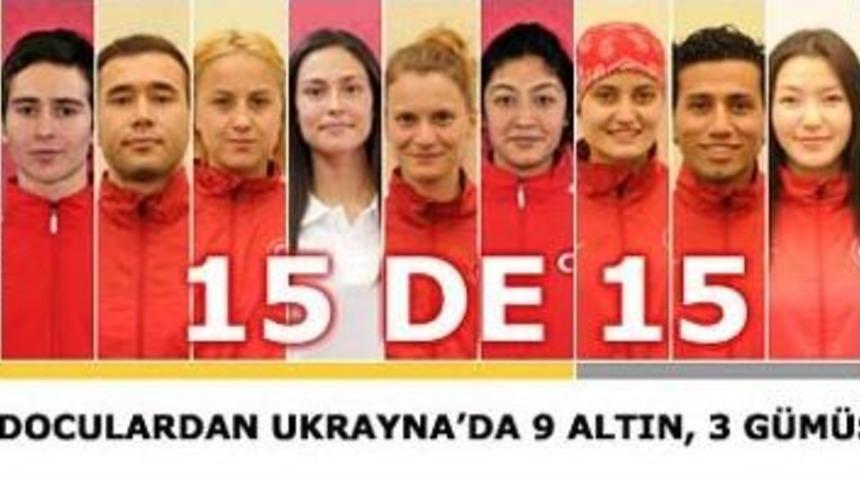 Rio Yolunda Taekwondoculardan 15&rsquo;te 15