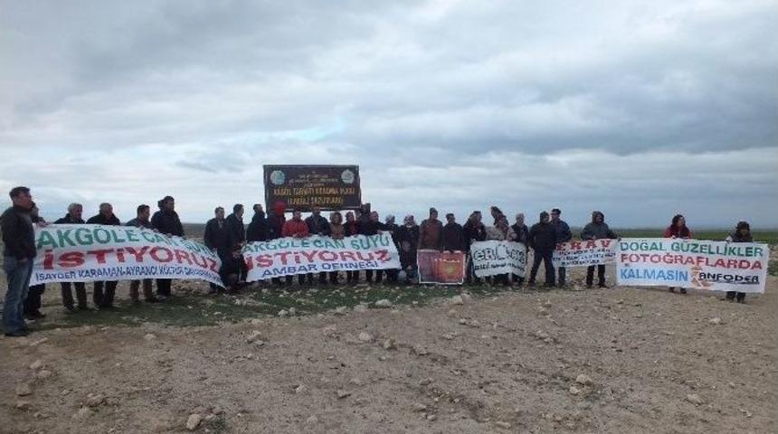 Doğaseverler Akg&ouml;l&rsquo;e Can Suyu Verilmesini İstiyor