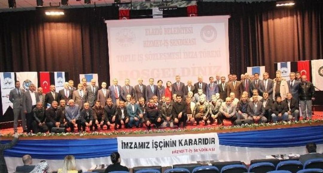 Elazığ Belediyesi&rsquo;nde Toplu İş S&ouml;zleşmesi Sevinci