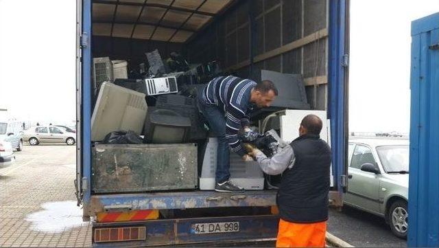 Tekirdağ&rsquo;da Elektronik Atıklar Geri Kazandırılıyor 1
