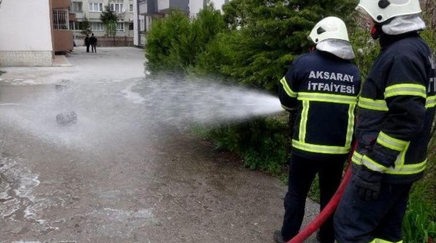 Alev Alan T&uuml;p Paniğe Neden Oldu