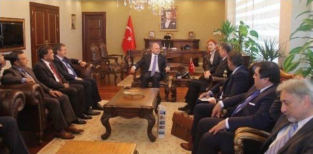 B&uuml;y&uuml;kel&ccedil;i Tekaya&rsquo;dan, Vali &Ccedil;akacak&rsquo;a Ziyaret 3