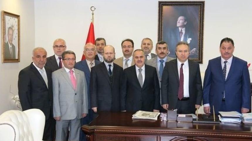 M&uuml;ft&uuml;l&uuml;kten, Vali Fidan&rsquo;a Ziyaret