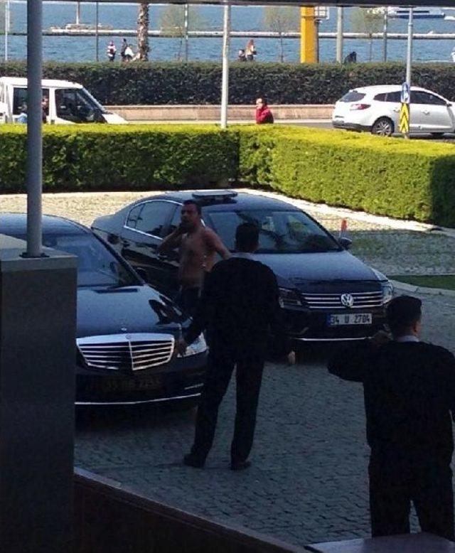 Belediye &Ouml;n&uuml;nde Kendine Zarar Verdi 1