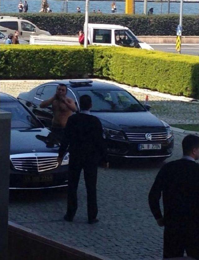 Belediye &Ouml;n&uuml;nde Kendine Zarar Verdi 3