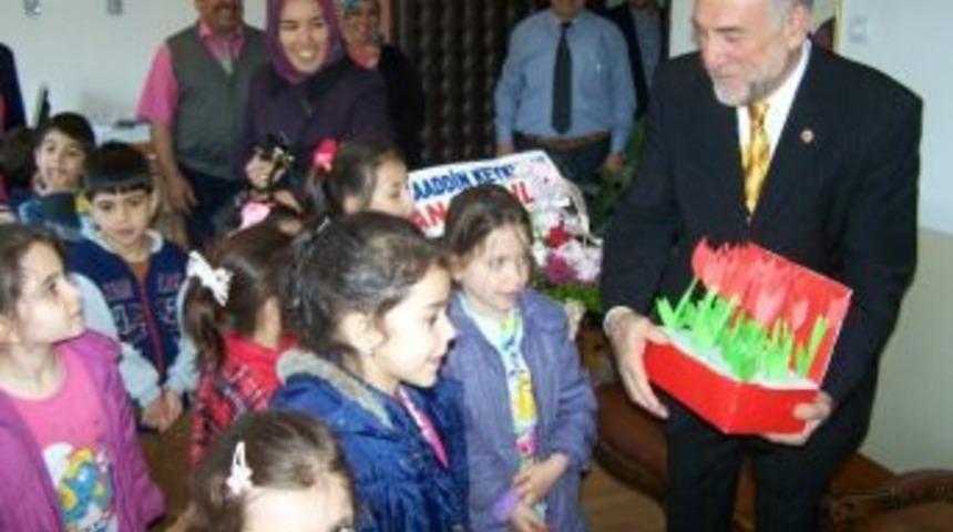 Anaokulu &Ouml;ğrencilerinden M&uuml;ft&uuml;l&uuml;ğe Ziyaret