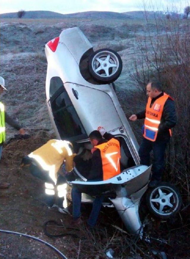 Yozgat'da Otomobil Şarampole Uçtu: 3 Ölü