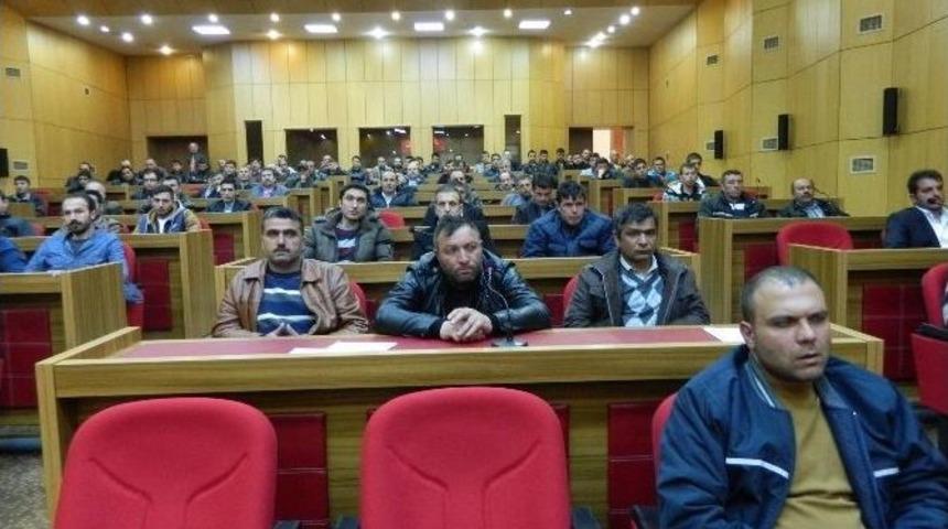 Buruciye &Ccedil;alışanlarına İş G&uuml;venliği Eğitimi Verildi