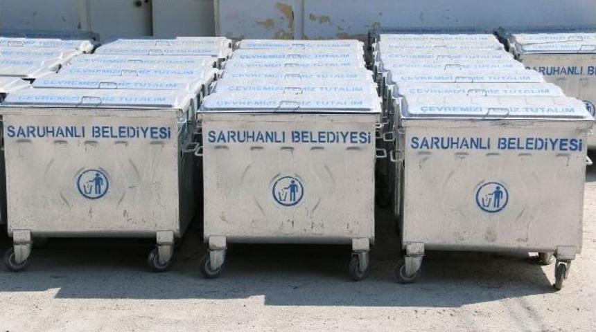 Saruhanlı&rsquo;da &Ccedil;&ouml;p Konteynerleri Yenileniyor
