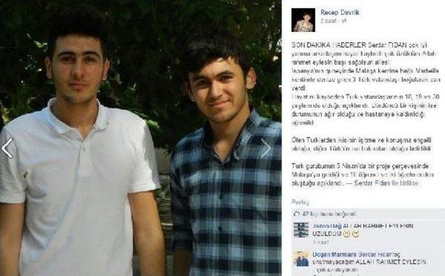 İspanya da Boğulan Balıkesirli Gencin Ailesi Yasta (3) 1