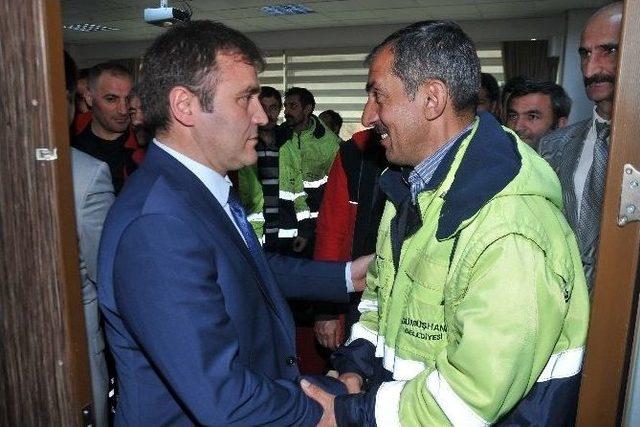 Başkan &Ccedil;imen, İş&ccedil;ilerle Bir Araya Geldi 2