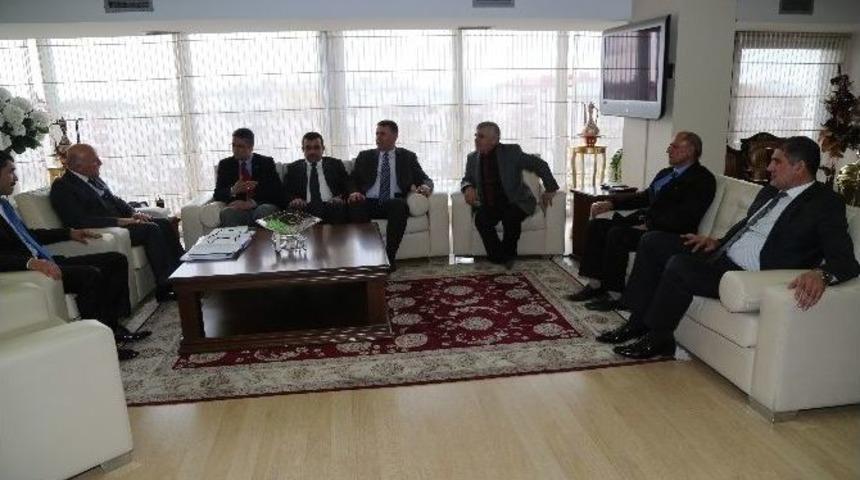 Mhp Erzurum Milletvekili Adayları Başkan Sekmen&rsquo;i Ziyaret Etti