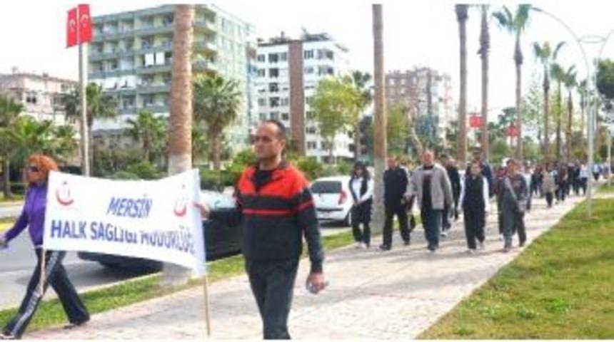 Mersin&rsquo;de &rsquo;sağlıklı Yaşam Y&uuml;r&uuml;y&uuml;ş&uuml;&rsquo;