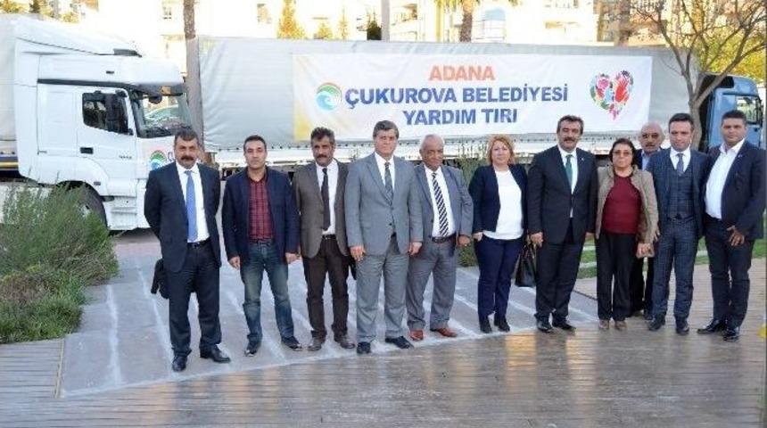 &Ccedil;ukurova&rsquo;dan T&uuml;rkmenlere Yardım Tır&rsquo;ı