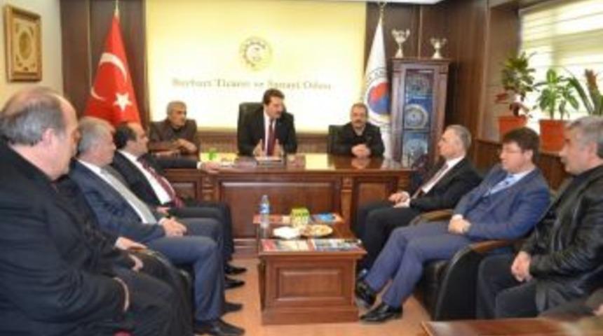 Ak Parti Bayburt Milletvekili Adayları Bayburt Tso&rsquo;yu Ziyaret Etti