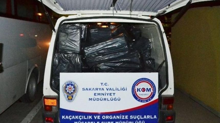 Sakarya’da 34 Bin 680 Paket Kaçak Sigara Ele Geçirildi