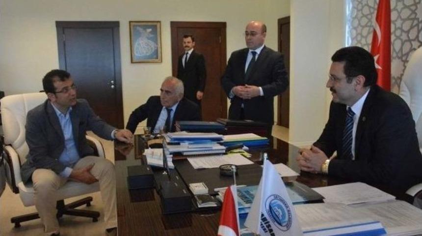 Chp&rsquo;li Beylikd&uuml;z&uuml; Belediye Başkanı İmamoğlu&rsquo;dan Ortahisar Belediye Başkanı Gen&ccedil;&rsquo;e Ziyaret