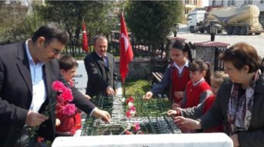 &Ouml;ğrencilerden Şehitlik Ziyareti