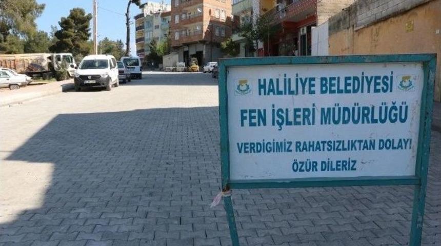 İpekyol Mahallesinde Parke D&ouml;şeme &Ccedil;alışması
