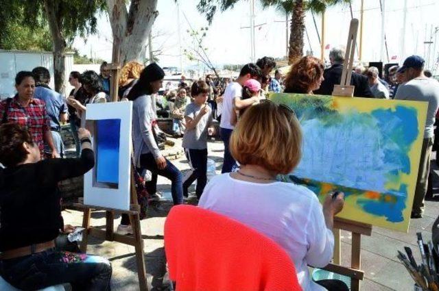 Bodrum Sokakları Dans Ve Resimle Şenlendi 2