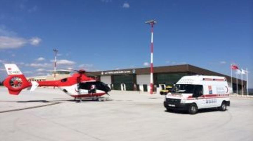 Helikopter Ambulans, Kastamonu&rsquo;ya Minik Bebek İ&ccedil;in Geldi