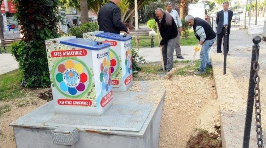 Akdeniz&rsquo;de Akıllı Yeraltı &Ccedil;&ouml;p Konteynırları Yaygınlaşıyor