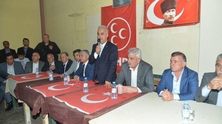Mhp&rsquo;li Baş:"halk A&ccedil;lıkla Ve Yoklukla M&uuml;cadele Ediyor"