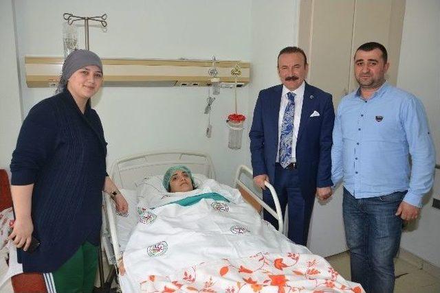 Hastalar Başkan Doğan&rsquo;la Moral Buldu 1