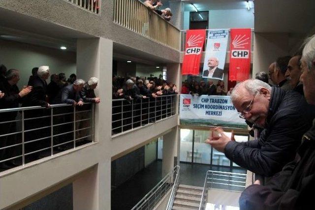 Chp Trabzon İl Başkanlığı Se&ccedil;im Koordinasyon Merkezi A&ccedil;ıldı 1