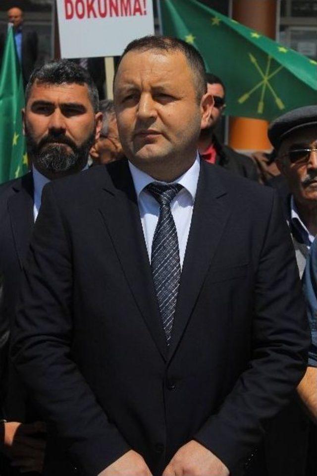 Kafkas Dernekleri&rsquo;nden &rsquo;latin Alfabeli &Ccedil;erkezce Ders&rsquo; Protestosu 1