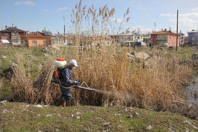 Van Büyükşehir Belediyesi’nden İlaçlama Çalışması