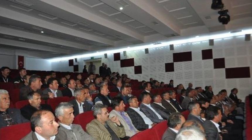 Genel Sekreter Memiş Demirci&rsquo;de Muhtarlarla Buluştu