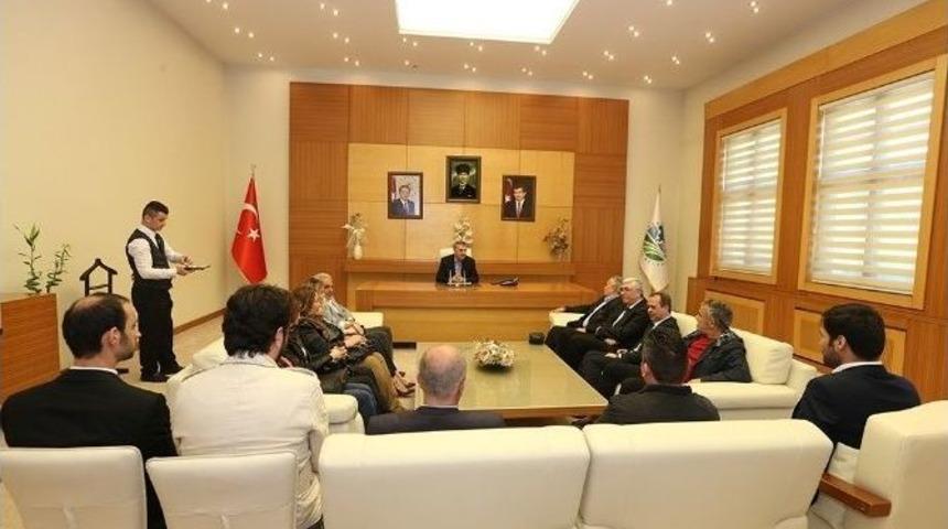 Sakarya Gazeteciler Birliği&rsquo;nden Başkan To&ccedil;oğlu&rsquo;na Ziyaret
