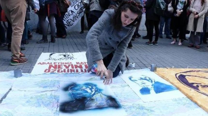 "tecav&uuml;zc&uuml;s&uuml;"n&uuml; &Ouml;ld&uuml;ren Nevin Yıldırım I&ccedil;in Feminist Sanat&ccedil;ılardan Eylem