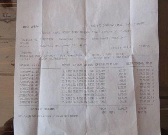 Doğmadan &Ouml;nce Elektrik Abonesi Yapıldı Iddiası 1