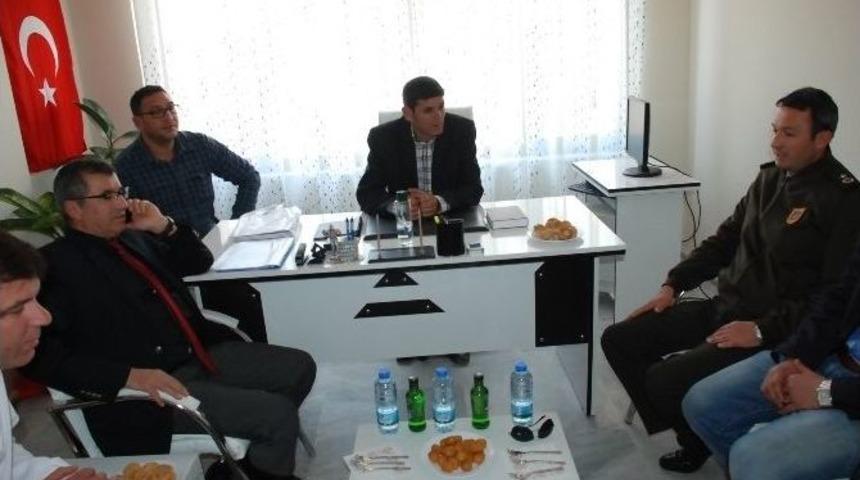 Didim 75 Gen&ccedil;lik Emniyet M&uuml;d&uuml;r&uuml; Ve Jandarma Komutanını Ağırladı