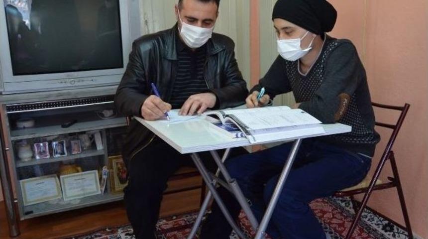 Evde Eğitim Projesi Devam Ediyor