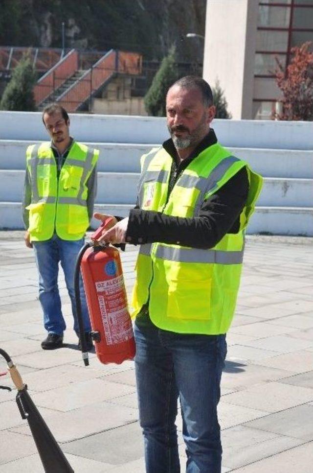 Yangın Konusunda Bilinçlendirildiler