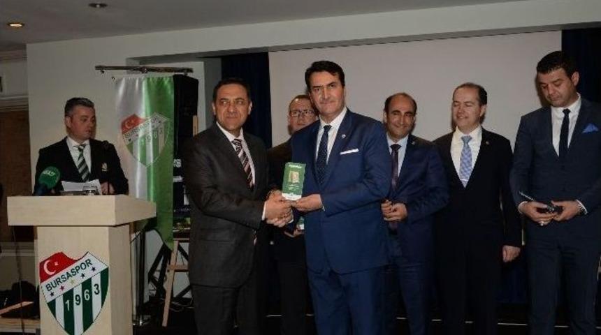 Bursaspor&rsquo;dan Başkan D&uuml;ndar&rsquo;a Teşekk&uuml;r