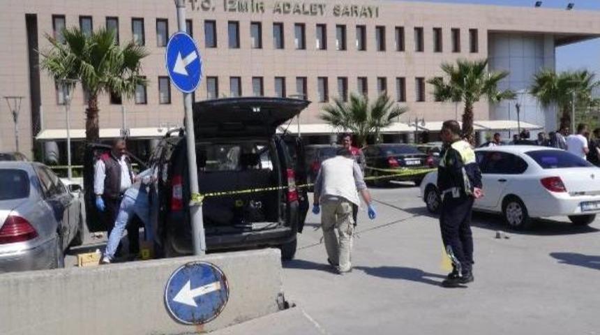 İzmir Adliyesi Otoparkında 3 Ara&ccedil;ta Silahlı 6 Kişi Ele Ge&ccedil;ti, 5 Kişi G&ouml;zaltında (2)- Yeniden