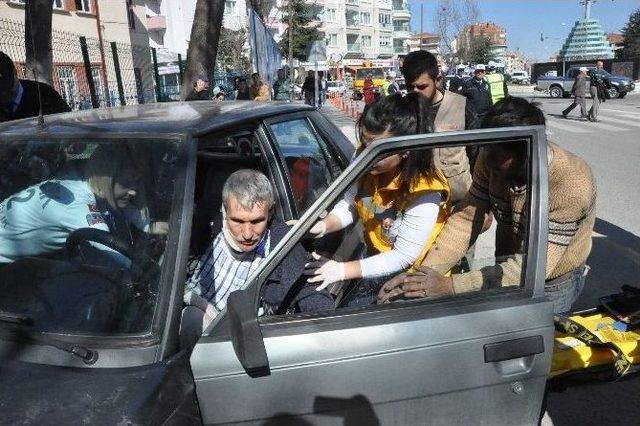 Boz&uuml;y&uuml;k&rsquo;te Aracı İle Seyir Halindeki S&uuml;r&uuml;c&uuml;ye Fel&ccedil; İndi 1