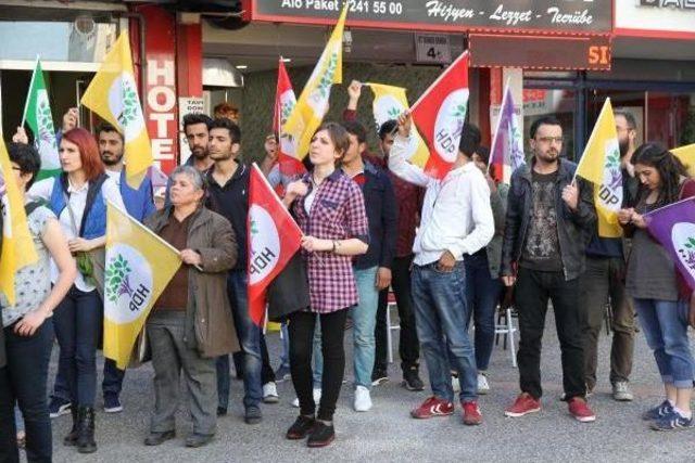 Balıkesir'de Hdp'li Gruba Tepki