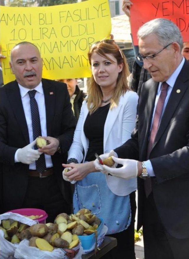 Chp lilerden Haşlanmış Patatesli Eylem 1