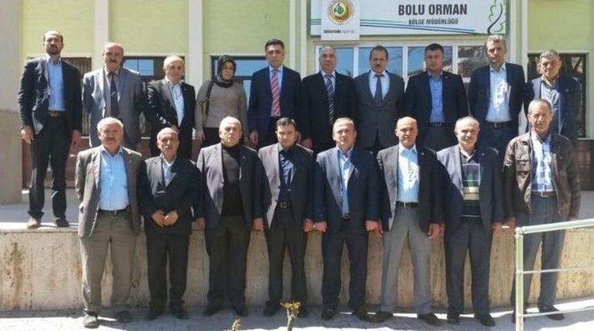 Muhtarlar Orman B&ouml;lge M&uuml;d&uuml;rl&uuml;ğ&uuml;n&uuml; Ziyaret Etti