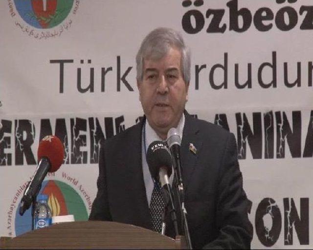 D&uuml;nya Azerbaycanlılar Kongresi nden "soykırım" Tepkisi 1