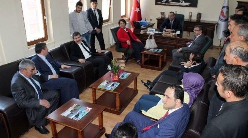 Ak Parti Afyonkarahisar Heyeti, &Ccedil;ay Ve Sultandağı İl&ccedil;elerini Ziyaret Etti