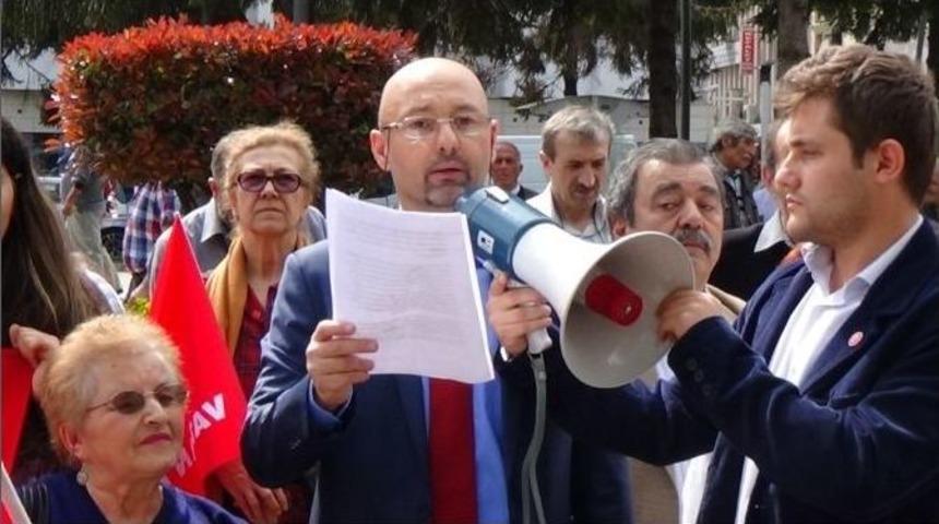 Vatan Partisi &Uuml;yeleri Avrupa Parlamentosu Kararını Protesto Etti
