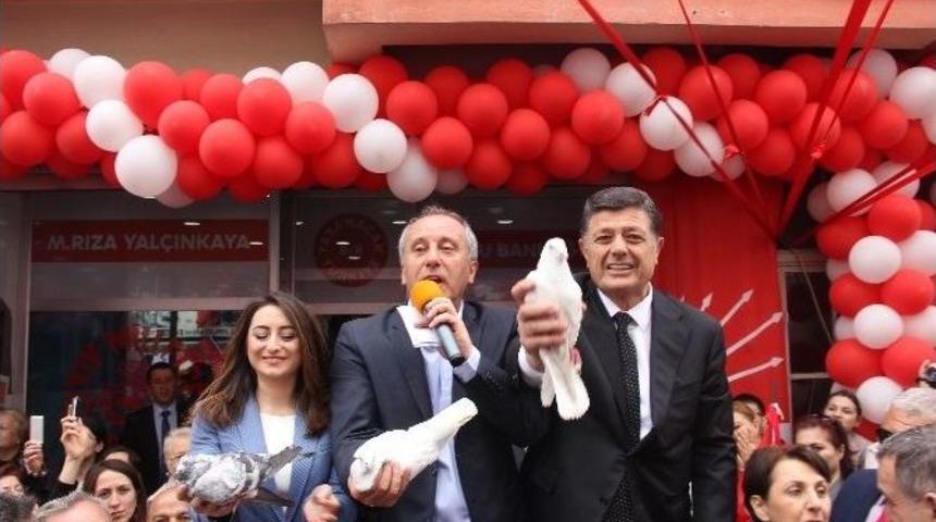 Chp&rsquo;li İnce Bartın&rsquo;da Se&ccedil;im B&uuml;rosu A&ccedil;ılışı Yaptı